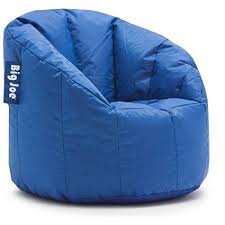Big Joe Milano Bean Bag Chair Stadium Blue Bean Bag Chair Big Bean Bag Chairs Fabric Chairs Bedroom