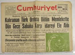 Discussion started on yakın tarihimiz. Cumhuriyet Gazetesi 27 Mayis 1960 Darbesi Gunu Gazetesi Pera Mezat