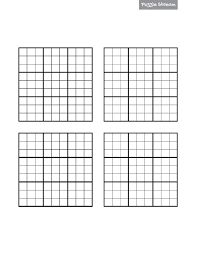 Blank Sudoku Grid For Download And Printing Puzzle Stream