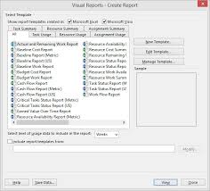 Create A Monthly Cash Flow Report In Microsoft Project 2016