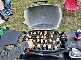 If using a weber ® q barbecue, set up your barbecue with a convection tray and a . Weber Q 2200 Tailgate Grill Review Busted Wallet