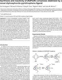 Boulevard es una novela romántica escrita por. Synthesis And Reactivity Of N2p2 Ni Complexes Stabilized By A Novel Diphosphonite Pyridinophane Ligand Organometallic Chemistry Chemrxiv Cambridge Open Engage