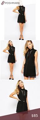 Supertrash Black Lace Versus Waistcoat Dress In 2020 Waistcoat Dress Fashion Clothes Design