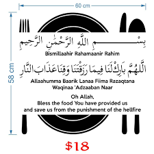 Mari makan dan minum sampai kenyang agar menghormati beliau tepat seperti keinginan beliau. Doa Makan Terjemahan English