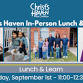 In-Person Lunch & Learn