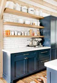 Floating floors are not for everyone. Navy Blue Shaker Kitchen Cabinets Design Ideas
