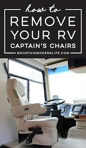 How To Remove Rv Captain S Chairs Mountainmodernlife Com Rv Camper Maintenance Rv Dreams