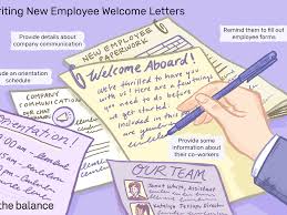 Here's a guide you'll find handy when writing your next business letter. Two Sample Welcome Letters For New Employees