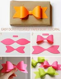 Pin De Rocio Ugalde En Manualidades Manualidades Lazo Casero Lazo De Papel