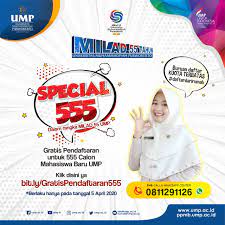 Ump.ac.id is 1 decade 8 years old. Milad 55 Ump Gratiskan Ratusan Juta Biaya Pendaftaran