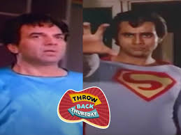 The first official superhero movie featuring dc characters sees george reeves star as the man of steel. Throwback Thursday When Dharmendra Played Superman S Father In This 1987 Film Starring Puneet Issar