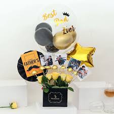 Send flowers and gifts internationally to usa, canada, uk, china & 190 countries worldwide. Order Custom Father Day Balloon Bouquet Combo Online Price Rs 1999 Floweraura