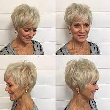 Cut the bangs super short and curl the tips for edgy yet soft vibes. 20 Best Short Hairdos For Women Over 60 Will Knock 20 Years Off Page 11 Older Women Hairstyles Short Hairdos Modern Short Hairstyles