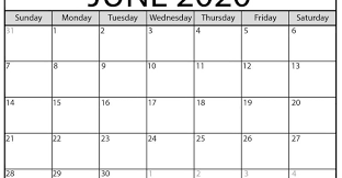 Check spelling or type a new query. Free June 2020 Printable Calendar Editable Templates