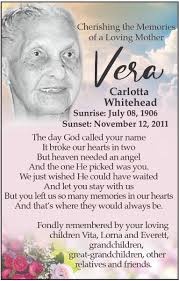 Vera Carlotta Whitehead