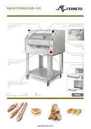 Baguette Moulder Fvf Bread Moulder Bakery Moulder Bakery Machine Bakery Equipment Ferneto Baguete Boulangerie Padaria