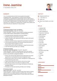 It Business Analyst Resume Sample Resumekraft