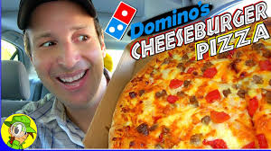 Domino S Cheeseburger Pizza Review Peep This Out Youtube