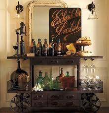 you can turn your bar cart into a mini speakeasy with