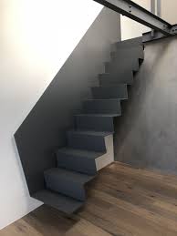 Stahltreppe Freischwebend Treppe Freischwebend Scale Metalliche Progettazione Scale Scale Interne