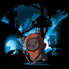 It S Fun To Live In The Forest Get The Black Official Star Wars T Shirt Only At Teeturtle Exclusive Grap Star Wars Drawings Star Wars Art Star Wars Wallpaper