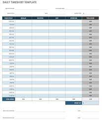 Daily time sheets free printable under fontanacountryinn com. 17 Free Timesheet And Time Card Templates Smartsheet