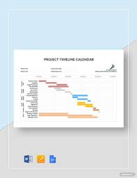 Project Timeline Calendar Template In 2020 Calendar Template Templates Timeline