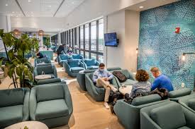 Airport lounge, or train lounge (e.g., amtrak's acela lounge), a premium waiting area for passengers. Pbia S New Escape Lounge Replaces Short Lived Primeclass Lounge