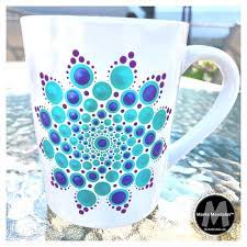 I Could Do Mandalas On Glass Block Mandala Dot Painting Mandala Painted Rocks Dot Painting