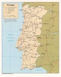 Todos os direitos reservados, porto, portugal. Mapa De Portugal Politico Portugal E Espanha Cidades E Turistico