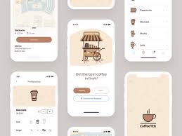 Download Coffee App Design Template For Sketch Freebiesbug