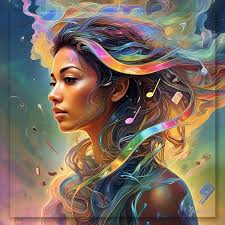 A beautifully illustrated adorned with glitter dust scene of a woman and  her cute puppy. The woman, depicted