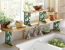 Deal Of The Day Ivy Over The Sink Kitchen Shelf 10 17 Sink Shelf Kitchen Decor Kitchen Window Shelves