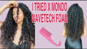Formulated to give you soft tousled waves without the crunch. Styling Long Curly Hair Ft X Mondo Wavetech Foam Youtube