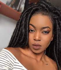 Cheveux Naturels Style Protectrice Faux Locs Cheveux Naturels Coiffure Cheveux