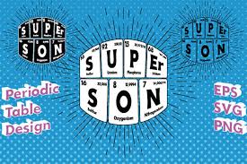 Download Periodic Table Super Son Vector Graphic By Graphicsfarm Creative Fabrica SVG Cut Files
