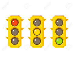 Visualizar el semáforo en la pantalla de nuestro pc. Iconos De Semaforo En Tres Estados Rojo Amarillo Y Verde Ilustracion Del Vector En Estilo De Dibujos Animados Plana Ilustraciones Vectoriales Clip Art Vectorizado Libre De Derechos Image 49820993
