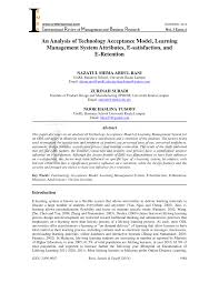 Petronas carigali (turkmenistan) sdn bhd. Pdf An Analysis Of Technology Acceptance Model Learning Management System Attributes E Satisfaction And E Retention