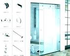 Durable Sliding Shower Door Replacement Parts Glass Door