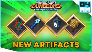 Jungle awakens dlc is coming. All New Artifacts Showcase And Where To Find Them In Minecraft Dungeons Creeping Winter Dlc Youtube