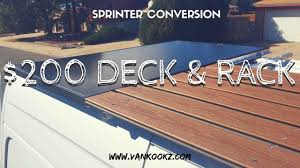 Penofin hardwood oil finish penetrates wood to create a strong, flexible, moisture and mildew resistant surface. Sprinter Van Diy 200 Roof Rack And Deck Vanlife Hack Youtube