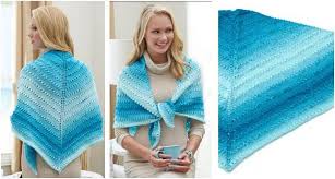 This free knitting pattern is a triangle scarf that is simple, stylish and versatile. Simple Knit Lace Triangle Shawl Free Knitting Pattern Video Tutorial