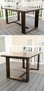Build Your Own Outdoor Dining Table Modern Outdoor Table Build Plans Modern Outdoor Dining Modern Outdoor Table Diy Dining