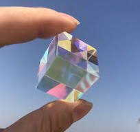 Cube Dichroic Prism Optical Glass | Glass Photography ...