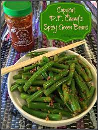 Copycat P F Chang S Spicy Green Beans Recipe Spicy Green Bean Recipes Bean Recipes Recipes