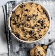 Vegan Chickpea Cookie Dough Lemons Zest Snack Recipe