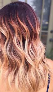 While the regular ombre has you leaving the dark hair on top and the lighter locks on the bottom, this particular style can be called a reverse ombre. Dark At Top And Soft Rose Tones At The Bottom Ombre Hair Blonde Hair Styles Hair