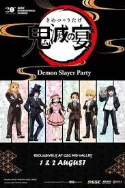 Check spelling or type a new query. Demon Slayer Party Movie Release Showtimes Trailer Cinema Online