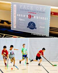 Modern Hockey Party Montreal Canadiens Inspired Hostess With The Mostess In 2020 Hockey Party Hockey Birthday Parties Hockey Birthday