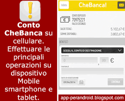 Il conto deposito di che banca, del gruppo medio banca, è un conto conveniente per chi vuole investire della liquidità senza però rischiare di perderla o di bloccarla come capita con azioni o titoli di stato. App Android App Chebanca Area Clienti Accesso